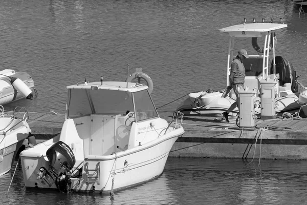 Italie Sicile Méditerranée Marina Ragusa Province Raguse Juin 2020 Personnes — Photo