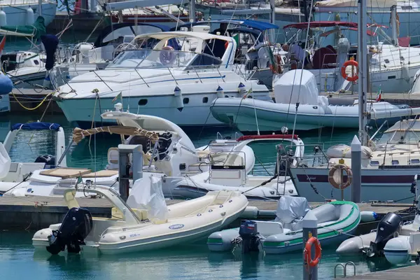 Talya Sicilya Akdeniz Marina Ragusa Ragusa Ili Temmuz 2020 Limanda — Stok fotoğraf