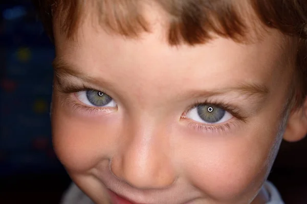 Jahre Altes Männliches Kinderporträt — Stockfoto