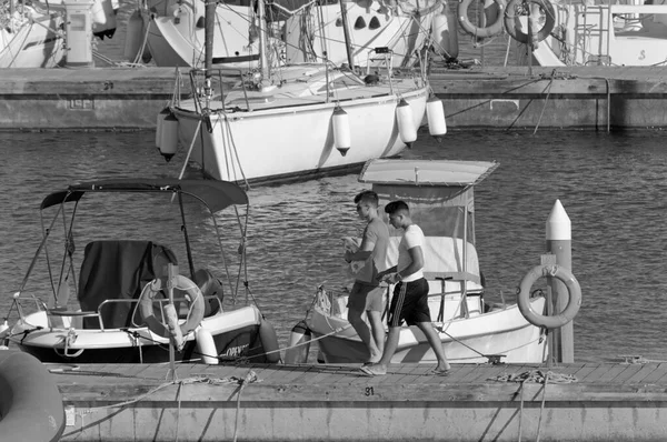 Italy Sicily Mediterranean Sea Marina Ragusa Ragusa Province July 2020 — Stock Photo, Image