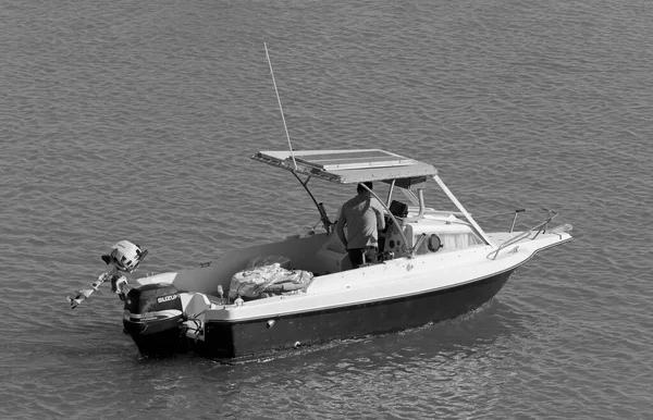 Italie Sicile Méditerranée Marina Ragusa Province Raguse Juillet 2020 Pêcheur — Photo