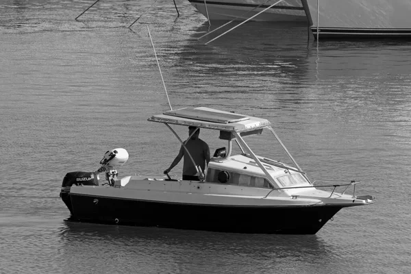 Italie Sicile Méditerranée Marina Ragusa Province Raguse Juillet 2020 Pêcheur — Photo