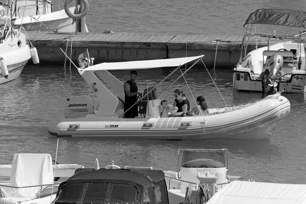 Talya Sicilya Akdeniz Marina Ragusa Ragusa Eyaleti Temmuz 2020 Limandaki — Stok fotoğraf