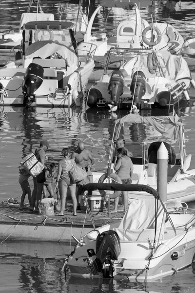 Italien Sizilien Mittelmeer Marina Ragusa Provinz Ragusa Juli 2020 Menschen — Stockfoto