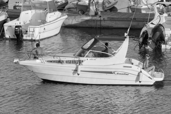 Italien Sizilien Mittelmeer Marina Ragusa Provinz Ragusa Juli 2020 Menschen — Stockfoto