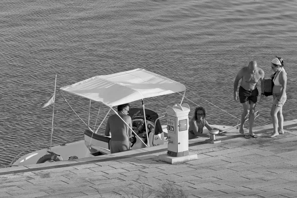 Itália Sicília Mar Mediterrâneo Marina Ragusa Província Ragusa Agosto 2020 — Fotografia de Stock