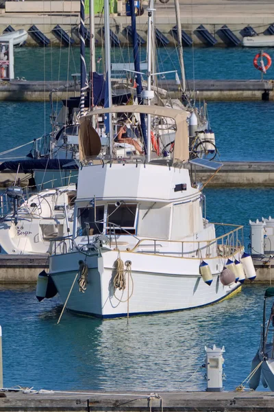 Itália Sicília Mar Mediterrâneo Marina Ragusa Província Ragusa Agosto 2020 — Fotografia de Stock