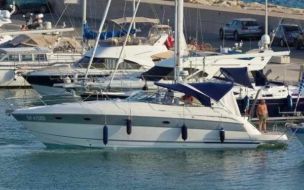 Italien Sizilien Mittelmeer Marina Ragusa Provinz Ragusa August 2020 Menschen — Stockfoto