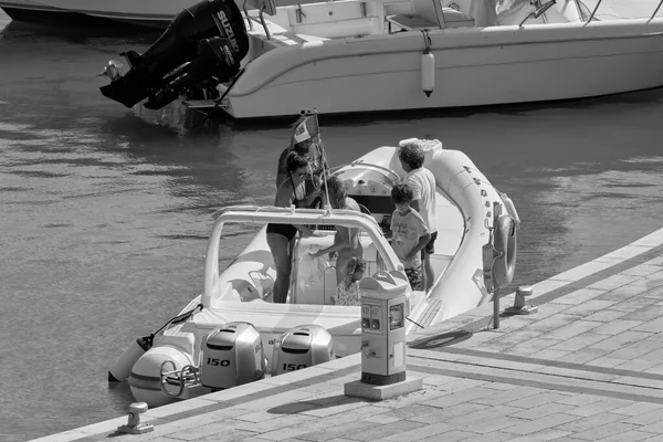 Itália Sicília Mar Mediterrâneo Marina Ragusa Província Ragusa Agosto 2020 — Fotografia de Stock