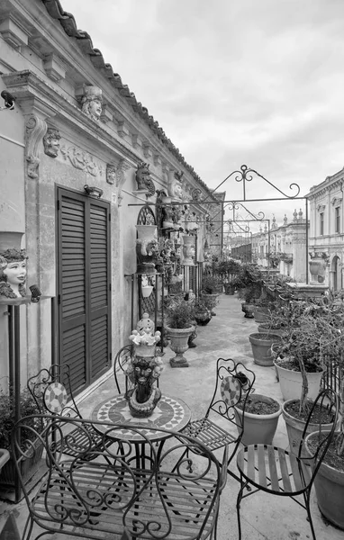 Talya Sicilya Sicilya Palazzolo Acreide Syracuse Eyaleti Aralık 2019 Editorial — Stok fotoğraf
