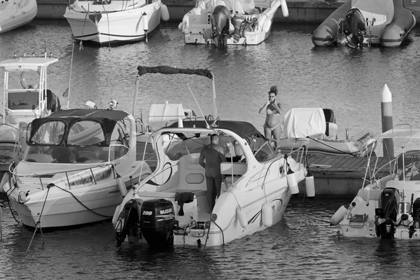 Itália Sicília Mar Mediterrâneo Marina Ragusa Província Ragusa Agosto 2020 — Fotografia de Stock