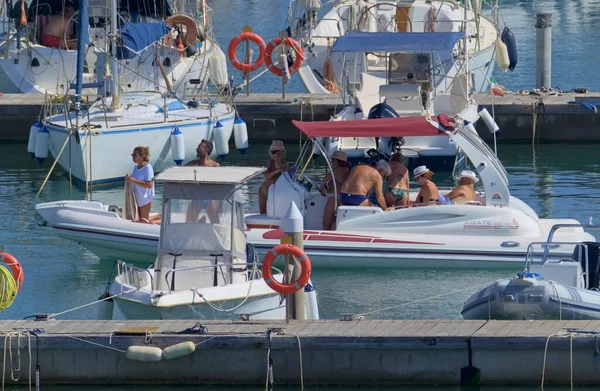 Itália Sicília Mar Mediterrâneo Marina Ragusa Província Ragusa Agosto 2020 — Fotografia de Stock