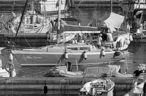 Itália Sicília Mar Mediterrâneo Marina Ragusa Província Ragusa Agosto 2020 — Fotografia de Stock