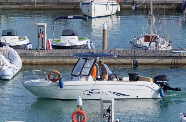 Itália Sicília Mar Mediterrâneo Marina Ragusa Província Ragusa Setembro 2020 — Fotografia de Stock