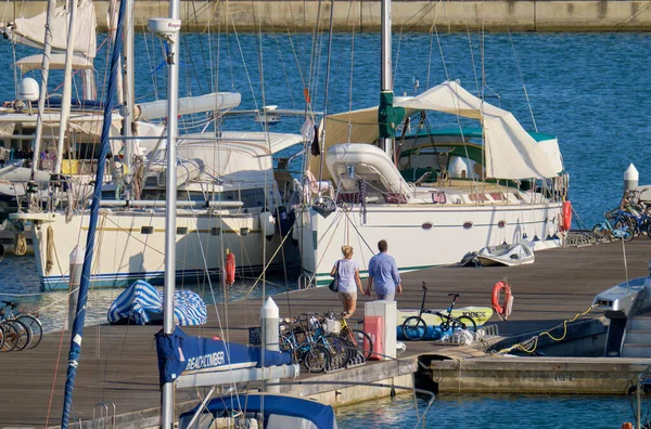 Italia Sicilia Mar Mediterráneo Marina Ragusa Provincia Ragusa Septiembre 2020 — Foto de Stock