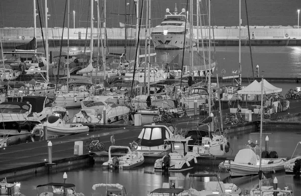 Italie Sicile Méditerranée Marina Ragusa Province Raguse Septembre 2020 Bateaux — Photo