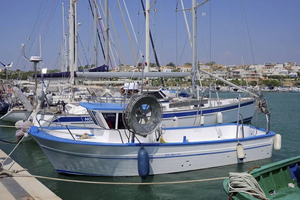 Italy Sicily Marina Ragusa Ragusa Province September 2020 Sicilian Fishing — стоковое фото