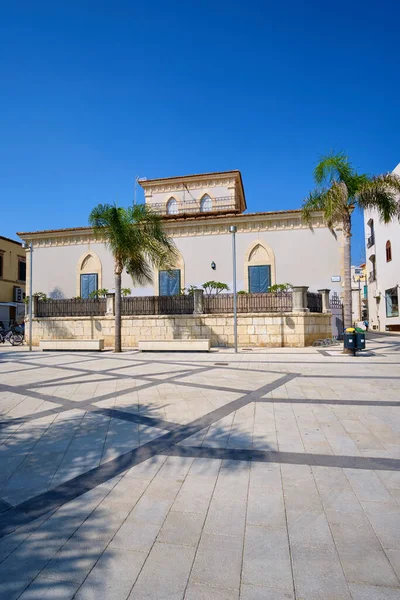 Itália Sicília Mar Mediterrâneo Marina Ragusa Província Ragusa Fachada Uma — Fotografia de Stock