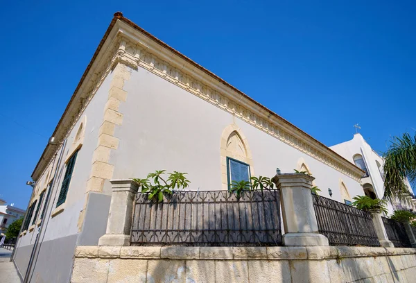 Italien Sizilien Mittelmeer Marina Ragusa Provinz Ragusa Die Fassade Eines — Stockfoto