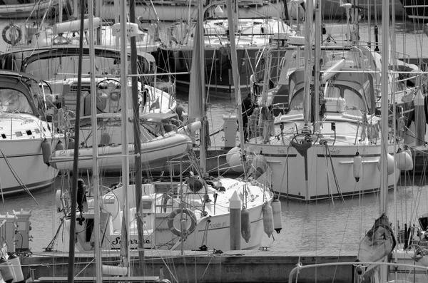 意大利 西西里 地中海 拉古萨海 拉古萨省 2020年9月27日 港口航船 Editorial — 图库照片