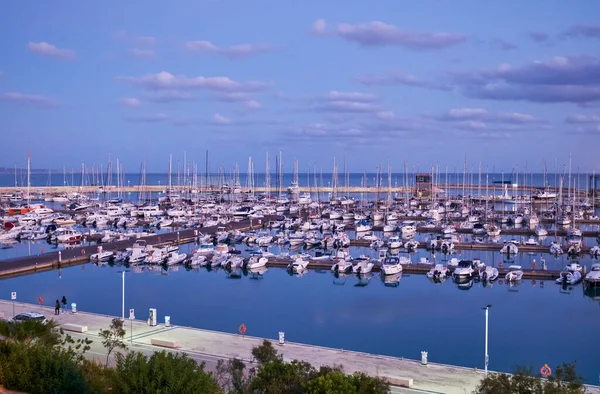 Italië Sicilië Middellandse Zee Marina Ragusa Provincie Ragusa Boten Luxe — Stockfoto