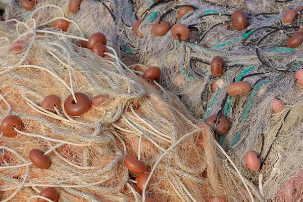 イタリア シチリア島 マリーナ ラグーザ ラグーザ州 港の漁網 — ストック写真