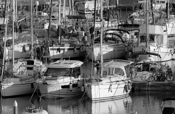 Italien Sicilien Medelhavet Marina Ragusa Ragusaprovinsen Oktober 2020 Människor Och — Stockfoto