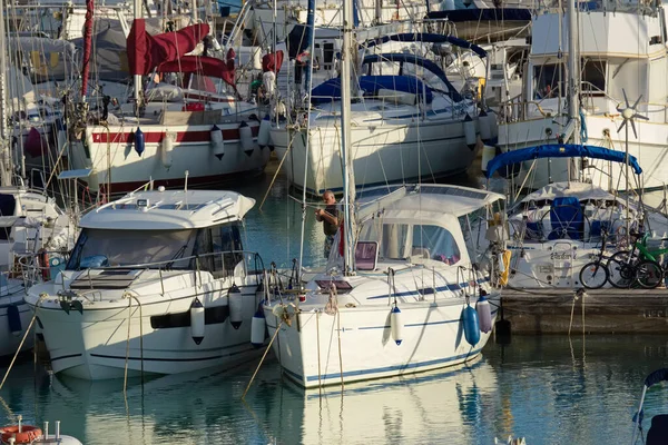 Itália Sicília Mar Mediterrâneo Marina Ragusa Província Ragusa Outubro 2020 — Fotografia de Stock