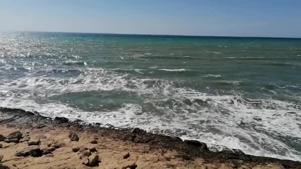 Italien Sizilien Mittelmeer Cava Aliga Provinz Ragusa Blick Auf Die — Stockvideo