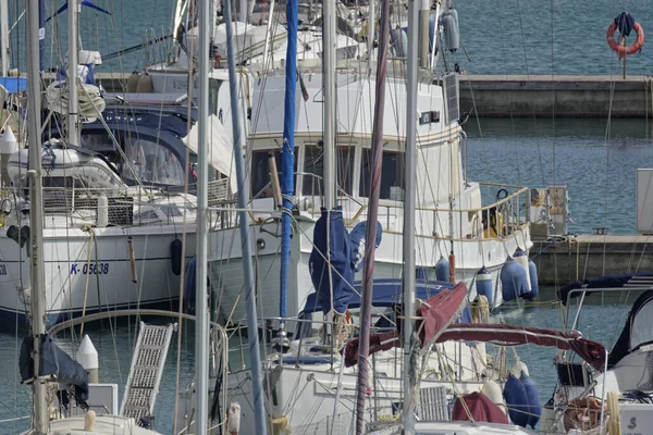 Italy, Sicily, Mediterranean sea, Marina di Ragusa (Ragusa Province); 10 September 2025, luxury yachts in the port - EDITORIAL
