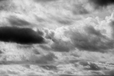 İtalya, Sicilya, gökyüzündeki bulutlar