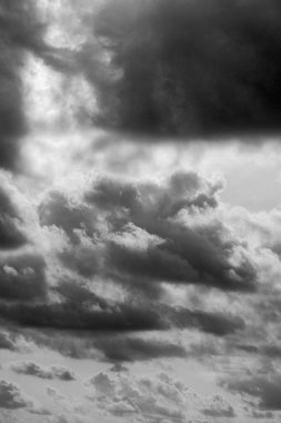 İtalya, Sicilya, gökyüzündeki bulutlar