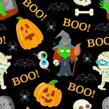 Cadılar Bayramı için patttern