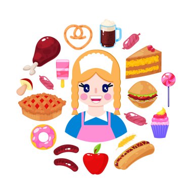 satıcı ve fast food