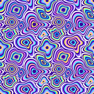 psychedelic seamless pattern clipart