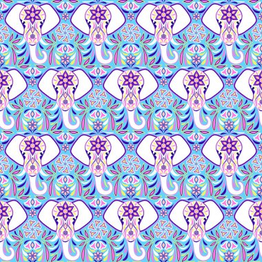 fil ve soyut çiçekler