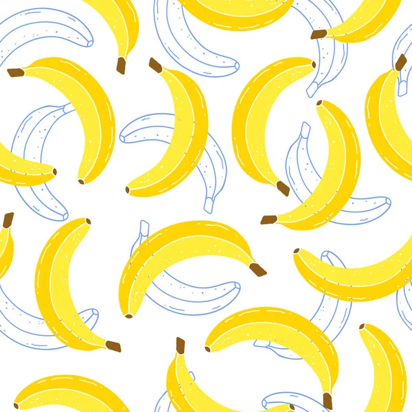 Padrão com bananas — Vetor de Stock
