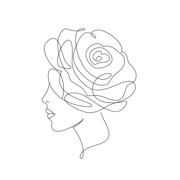 Femme sur fond blanc — Image vectorielle