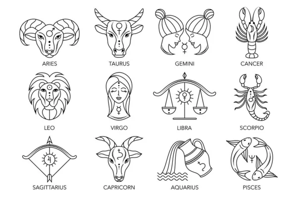 Gromadzenie znaków zodiaku — Wektor stockowy