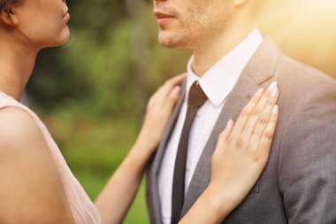 Güzel düğün çifti düğün keyfi