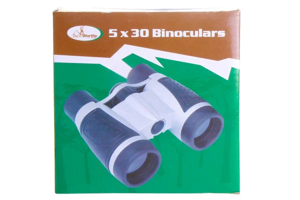 Binoculars Isolated White Background Stock Image