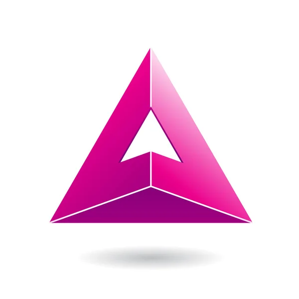 Colorful Abstract Triangle Symbol of Letter A — Stock Photo, Image