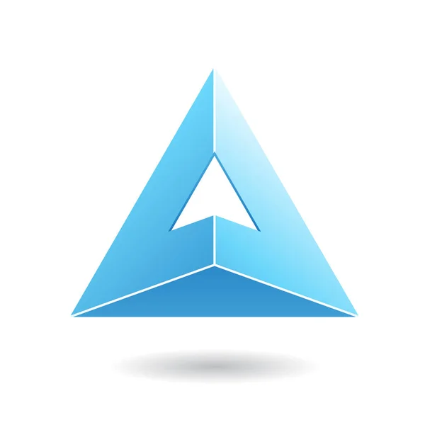 Kleurrijke abstracte driehoek symbool van Letter A — Stockfoto