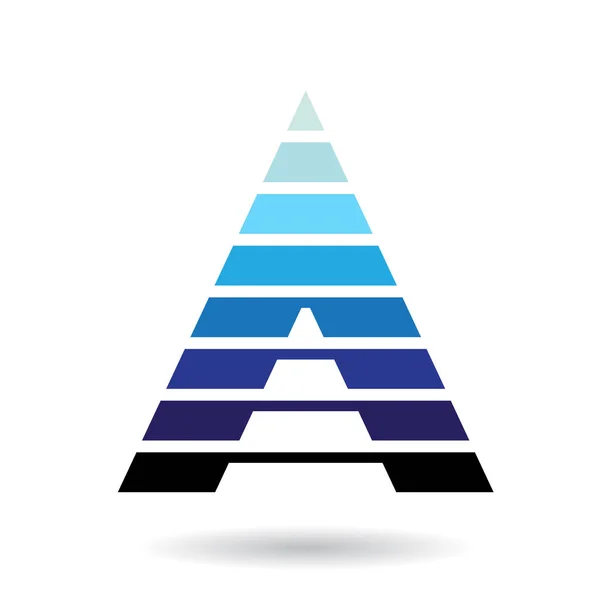 Colorful Abstract Triangle Symbol of Letter A — Stock Photo, Image