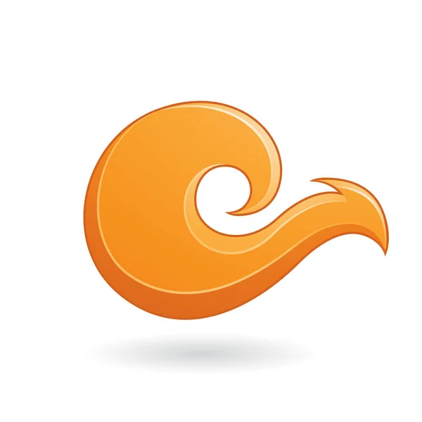 Icono de ardilla abstracta naranja —  Fotos de Stock