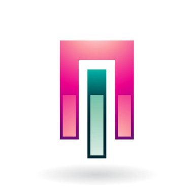 Dolaşık dikdörtgenler soyut simgesi