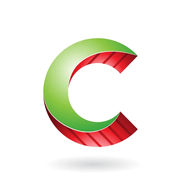 C harfi soyut sembolü — Stok fotoğraf