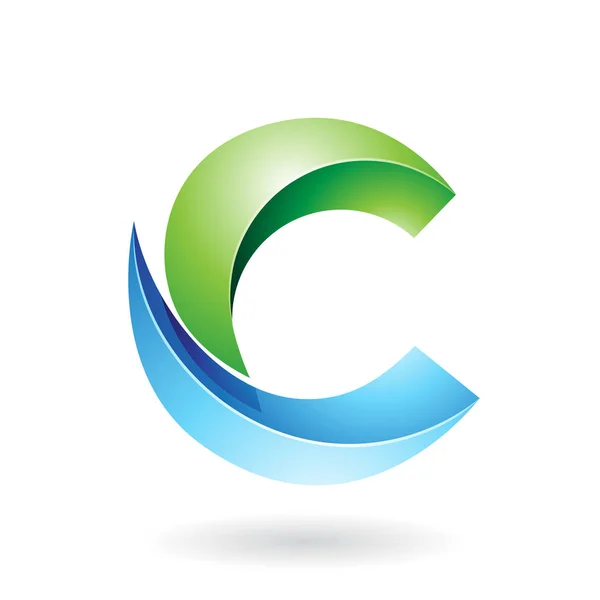 편지 C의 추상 상징 — 스톡 사진