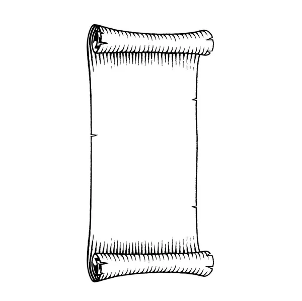 Boceto de tinta de una vieja bandera — Foto de Stock