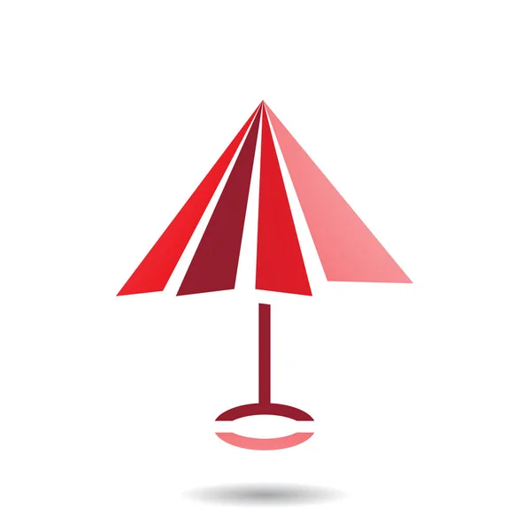 Abstrakt Symbol för paraply formade ikonen — Stockfoto